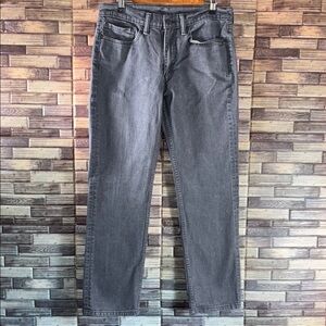 Mens EUC Levi's Gray Straight Jeans Classic Style 514 34x32
